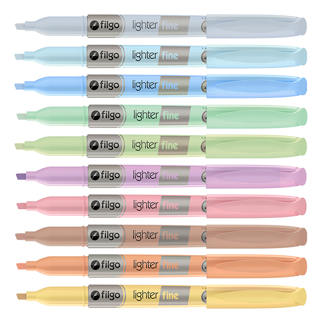 Resaltador Fino Filgo Pastel X10
