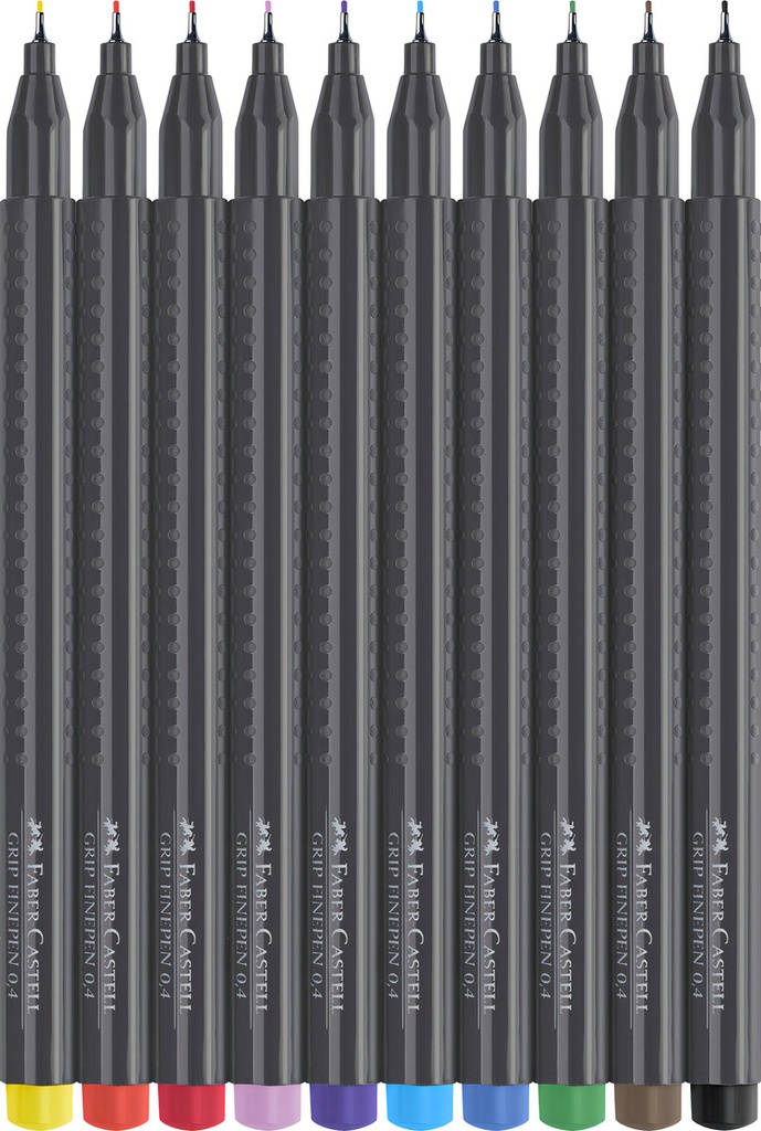 Marcador Grip Finepen X10 Faber-castell