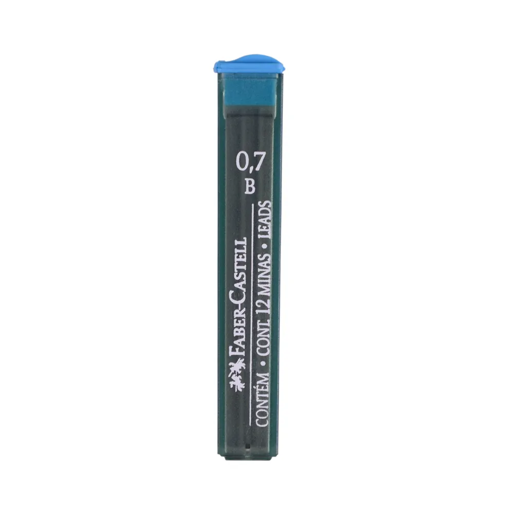 Minas 0.7 Mm HB Tubo 12 Unidades Faber-Castell 