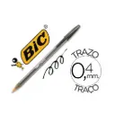 Bolígrafo Bic Roud Stic x1 Negro