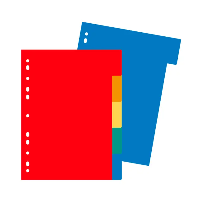 Separadores Plásticos 5 divisiones