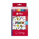 Lápices de Colores Pinto con Kit x12 +2HB Filgo