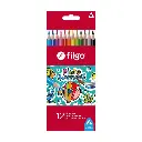 Lápices de Colores Pinto Acuarelables x12 Filgo