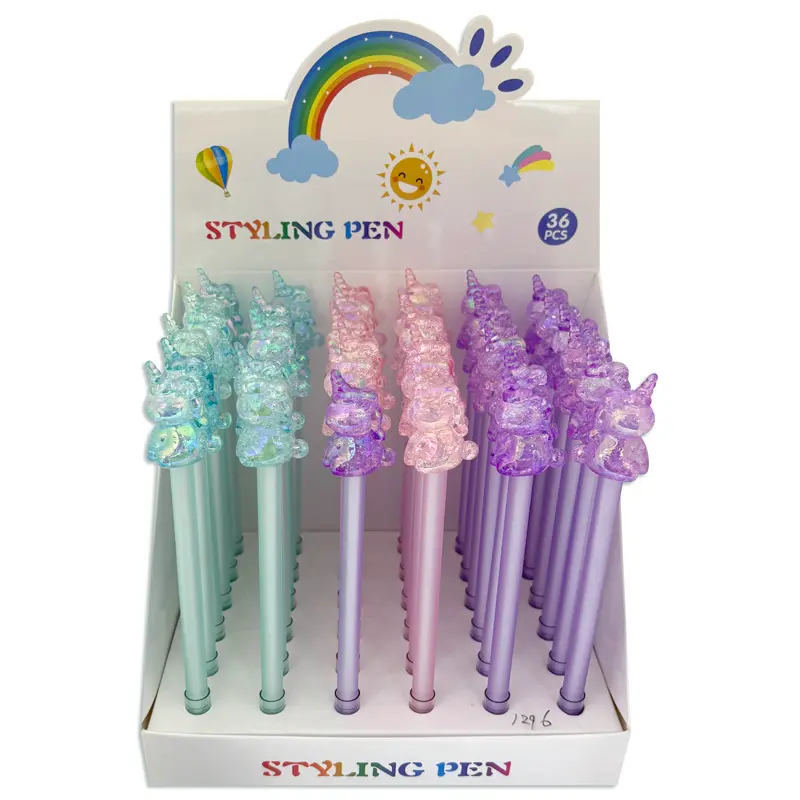 Bolígrafo Gel Unicornio Tornasolado