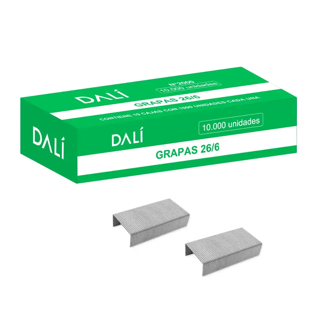 Broches para Engrampadora N° 26/6 x1000 DALI