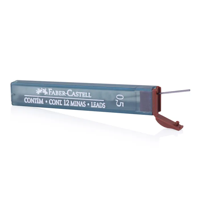 Minas 0.5 Mm HB Tubo 12 Unidades Faber-Castell