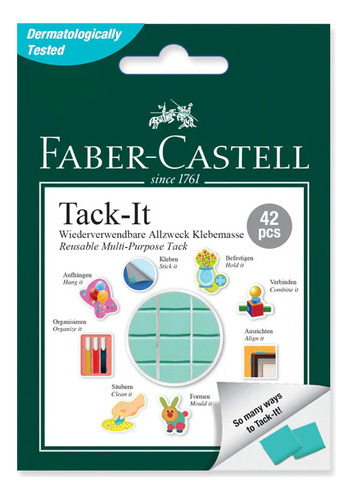 Adhesivo Tack-It 30 g 42 pcs Faber-Castell