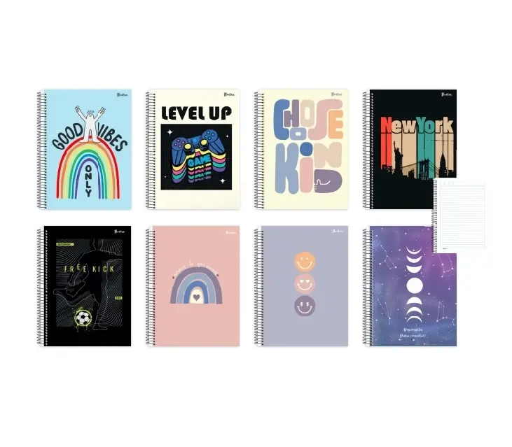 Cuaderno con Espiral x1 Ilustra - 96 hojas