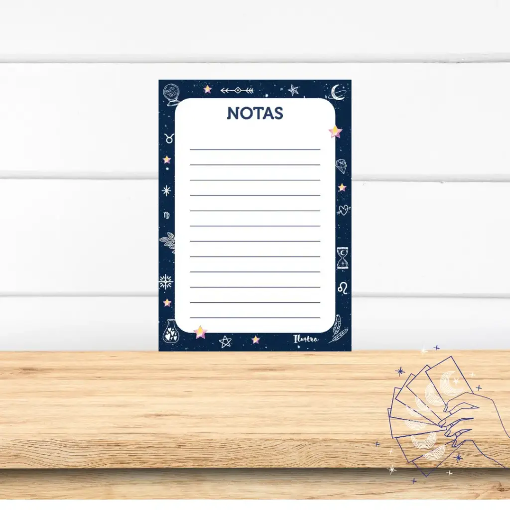 Block de Notas A6 Ilustra Mistico - 50h