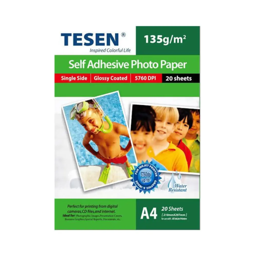 Papel Fotográfico Adhesivo A4 x1 20h
