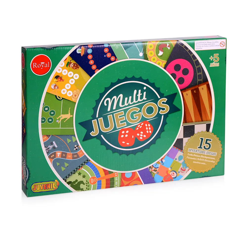 Juego Multijuegos 15 En 1 Royal