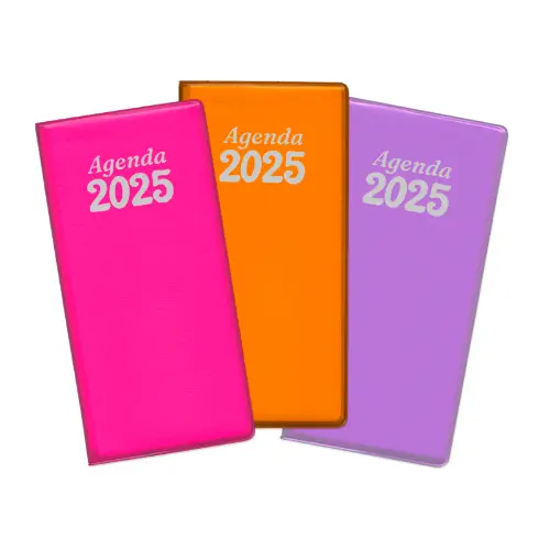 Agenda de Bolsillo Fluo Perlada 