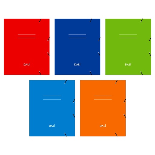 Carpeta con Elástico Escolar A5 DALI