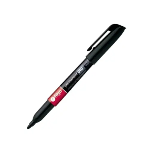 [33474559] Marcador Permanente Fino x1 Negro Filgo