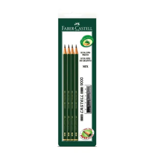 [15645654] Set 4 Lápices de Grafito Faber-Castell