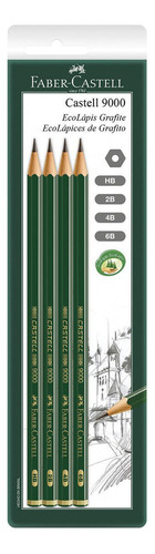 [15645654] Set 4 Lapices de Grafito Faber-Castell