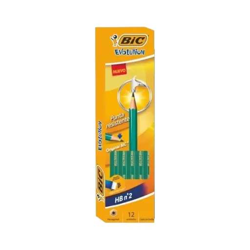 [70195817] Lápices de Escribir Evolution HB x12 BIC