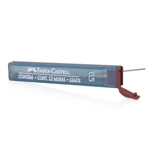 [19026283] Minas 0.5 Mm HB Tubo 12 Unidades Faber-Castell