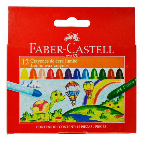 [15997374] Crayones Jumbo x12 Faber-Castell 