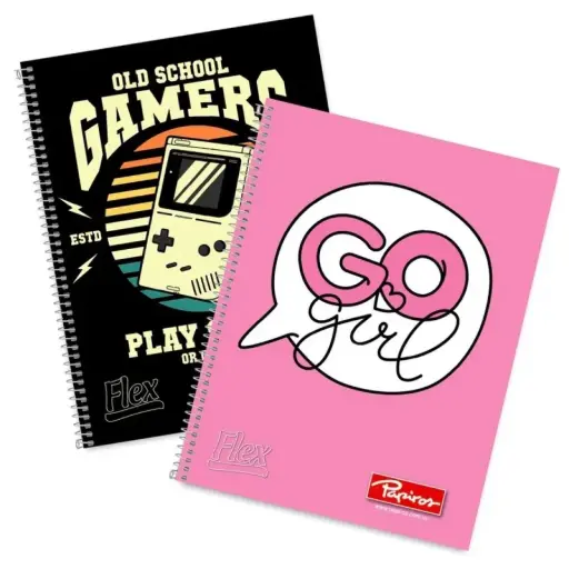 [30891706] Cuaderno con Espiral x1 Papiros Flex - 96 hojas