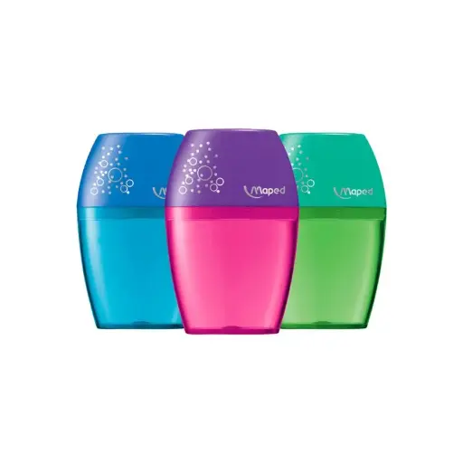 Sacapuntas Plástico con Depósito Shaker x1 Maped
