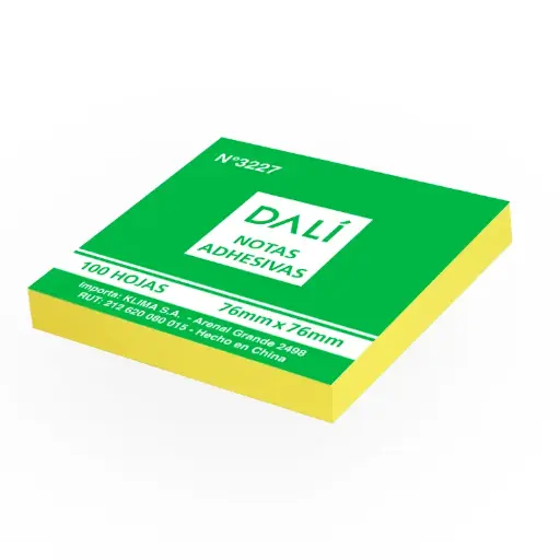 [14427038] Notas Adhesivas 76mm x 76mm x100 DALI 