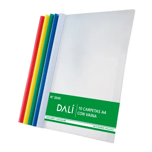 [72933273] Carpeta Translúcida con Vaina A4 x1 DALI