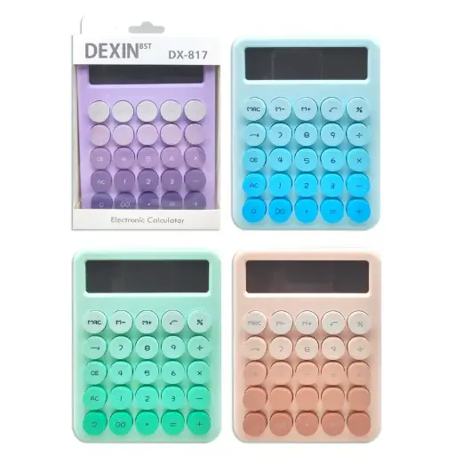 Calculadora Macaroon x1 Dexin DX-817