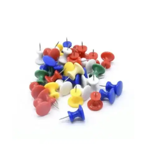 [69968063] Alfileres Para Mapas Colores x25 Neox