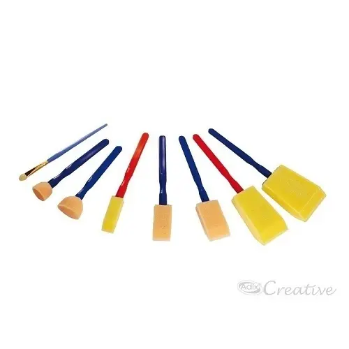 [53909980] Brochas de esponja Creative surtido x8 Adix
