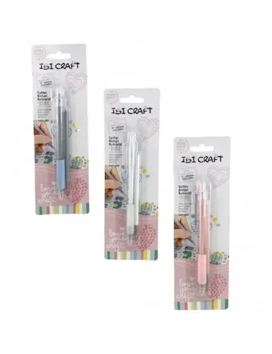 [47692325]  Cortante De Precisión retráctil con Repuesto x1 Ibi Craft 