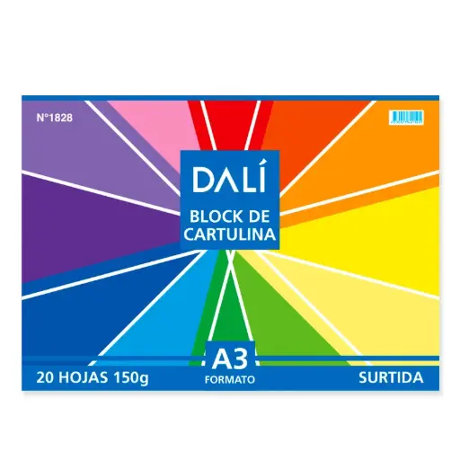 [20484854] Block Cartulinas Colores A4 DALÍ - 20H  