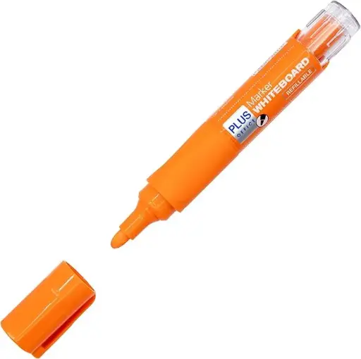 [47366763] Marcador de Pizarra Recargable Naranja Plus Office